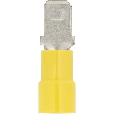 12156-BULK SOLDERLESS TERM 1/4 MALE QUICK CON 12/10 GA