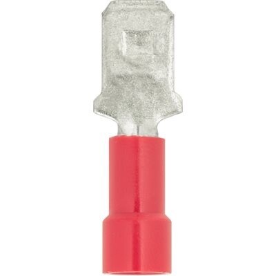 12154-SOLDERLESS TERMINAL 1/4 MALE QUICK CONNECT 22/18 GA 25pk