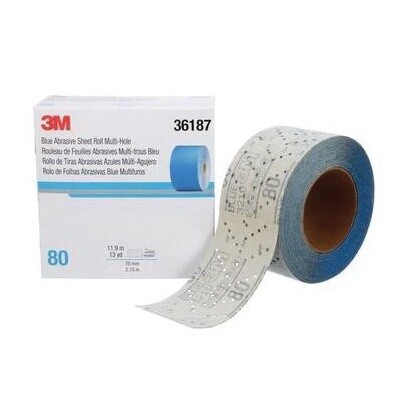 3M  2.75X13yd|180|Blu|HookIt M-Hole Sheet R