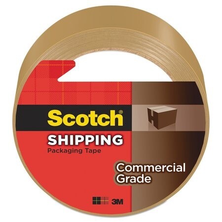 Scotch Commercial Grade Shipping Packaging Tape, 1.88 3&quot; Core, Clear, (3750) 1.88&quot;- x 54.6 yd”