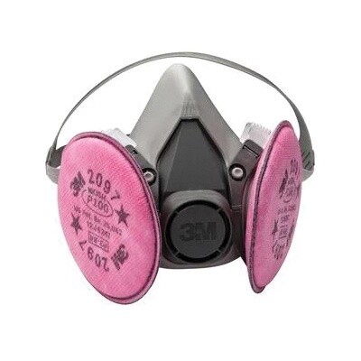 3M™ 051131-07182 Half Facepiece Respirator Packout, M Mask, Filter Class: P100, TPE Mask