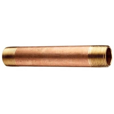 BRASS LONG NIPPLE 1-1/2 LENGTH 1/8 THREAD