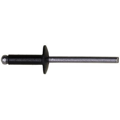 17006- BLACK ALUMINUM RIVET 5/32 DIA. 1/4-3/8 GRIP 25pk