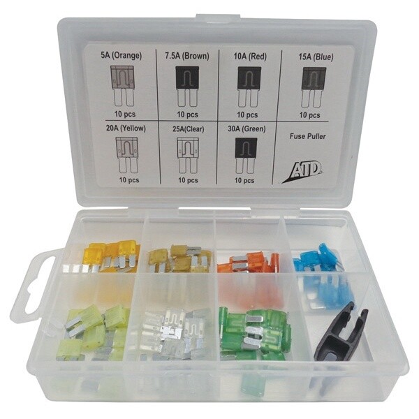 ATD ATD-339 2-Blade Micro Fuse Assortment, 71-Piece