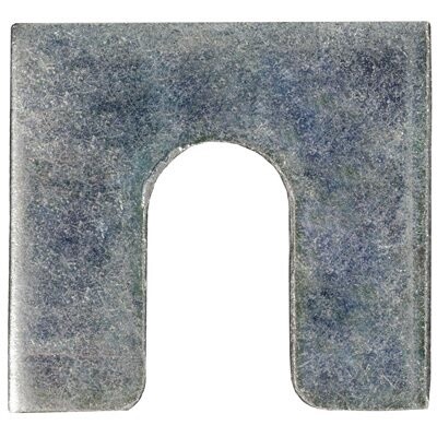 SHIM 1-1/4 X 1-1/8 X 1/8 W/3/8 SLOT ZINC