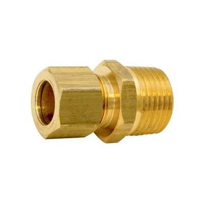 BRASS MALE CONNECTOR 5/16 TUBE SZ 1/8 THRD