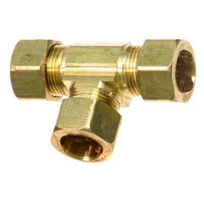 BRASS UNION TEE 3/8 TUBE SIZE
