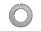 9/16&quot;  	Zinc Finish Lock Washers