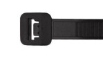 13431pk-48&quot; Length 175# T/Strength	Black Nylon Cable Ties 50pk