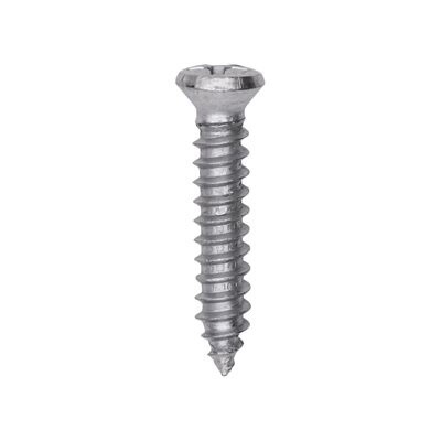 PHILLIPS OVAL TAP SCREW 8 X 7/8 ZINC #6 HEAD