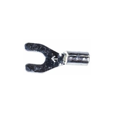 NON-INSULATED SOLDERLESS SPADE TERMINAL - 16-14 GA. #4-#6 STUD SIZE