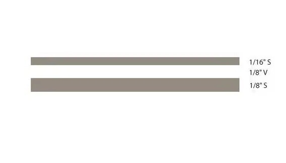 PROSTRIPE® R320230 Single Color Multi-Stripe, 5/16 in W, 40 ft L, Arizona Beige, Vinyl Backing