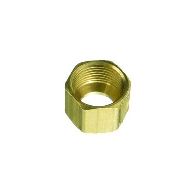 BRASS FITTING COMPRESSION NUT 1/4