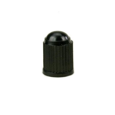 Black Tire Cap with Silicone Seal 100pk