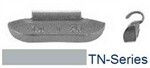 TN Type Lead Clip-on Wheel Weight Coated 2.75oz Box of 25-Box of 25