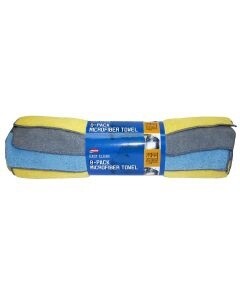 Carrand 8 pk Microfiber Towel 12x16 (80/20 Blend)