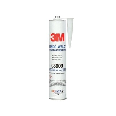 3M™ Windo-Weld™ 051135-08609 Super Fast Urethane, 310 mL, Cartridge, Paste, Black, Neutral