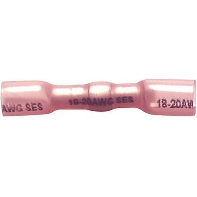 21003- CRIMP &amp; SOLDER BUTT CONNECTOR, 20 - 18 GA. 10pk