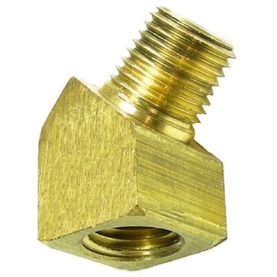 BRASS STREET ELBOW 3/8 PIPE THREAD