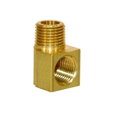 BRASS STREET ELBOW 1/8 INT THREAD 1/8 EXT THREAD
