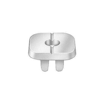 14313-NYLON NUT 17MM WIDTH 17MM LENGTH #10 SCREW SZ 25pk
