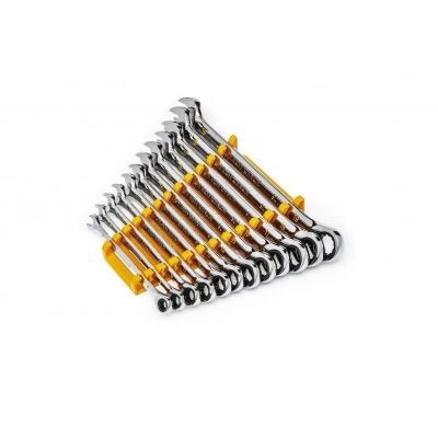 GearWrench 12 Pc. 90T 12PT Metric Combi Ratchet Wrench Set