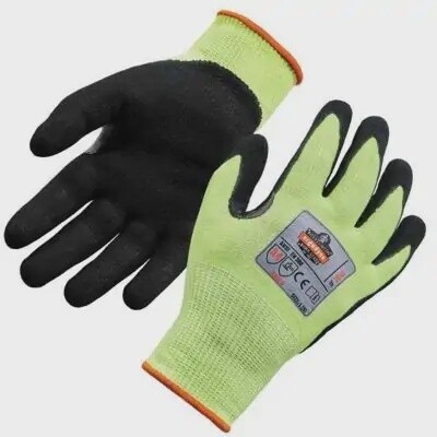 Ergodyne 7041 2XL Lime Nitrile-Coated Level 4 Cut Gloves