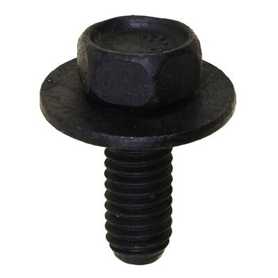 15791-HEX SEMS BODY BOLT BLK FLUOROCARB M6-1.0 X 16MM 50pk