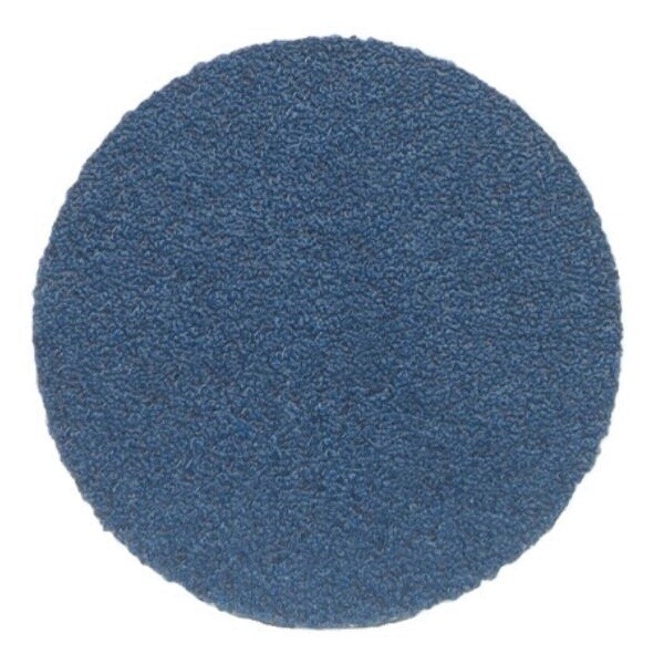 Norton® BlueFire® 66261123591 Hook and Loop Disc, 8 in Dia, 80 Grit, Coarse Grit, Zirconia Alumina Abrasive