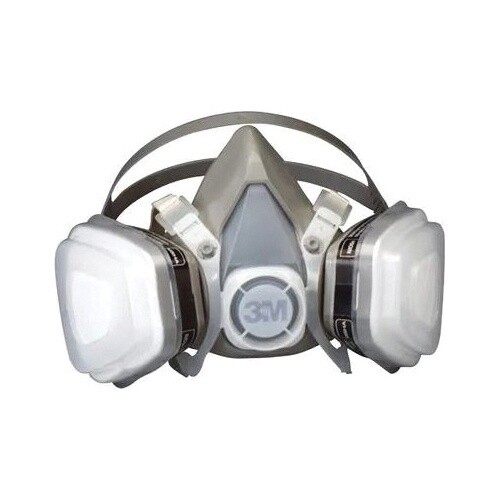 3M™ 051131-07191 Dual Cartridge Respirator Assembly, S Mask, Filter Class: P95, TPE Mask