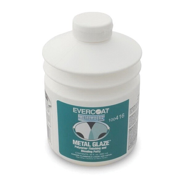 100416  EVERCOAT® Metal Glaze® 100416 Polyester Finishing and Blending Putty, Light Green, 880 mL, Pump