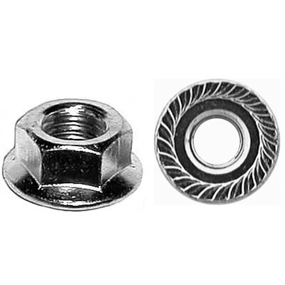 14873 SPIN LOCK NUT W/ SERR. #10-24 1/2 OD 100pk