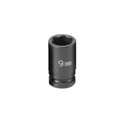 Grey Pneumatic SOC 9MM 1/4D IMP 6PT