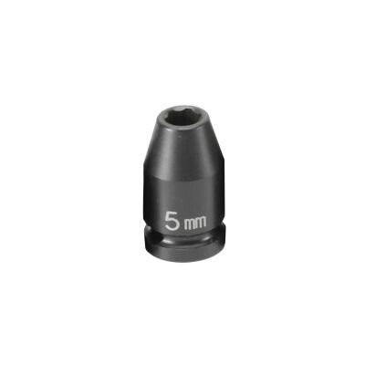 Grey Pneumatic SOC 5MM 1/4D IMP 6PT
