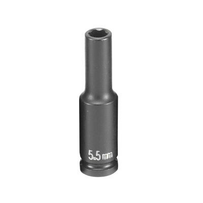 Grey Pneumatic SOC 5.5 MM 1/4D IMP 6PT DP