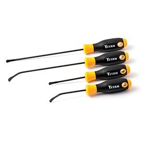 TITAN 17004 Seal and O-Ring Remover Set, 5-1/2 in, 8-1/2 in OAL, Steel Tip, 4 -Piece