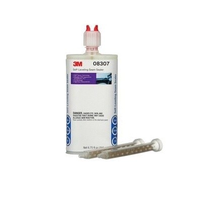 3M™ Automix™ 051131-08307 Seam Sealer, 200 mL, Cartridge, Liquid, Yellow, Irritating Sulfur