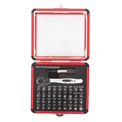 SUN9726-Sunex 38 pc. Mini Ratchet and Bit Set