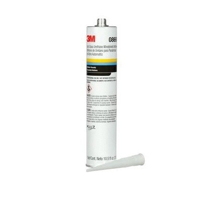 3M™ 051131-08693 Auto Glass Windshield Adhesive, 10.5 fl-oz, Cartridge, Paste, Black, Neutral