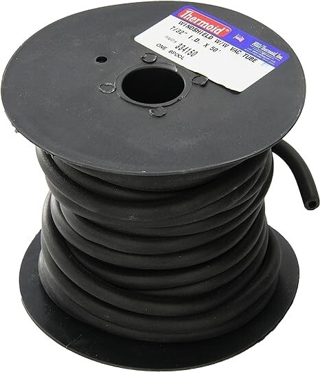 HBD 3341 Vacuum Hose, Black, 7/32&quot; x 50&#39;
