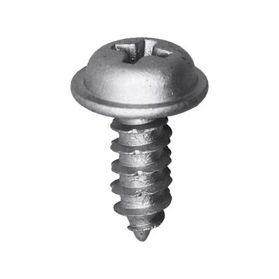 25455- FOG LAMP PHILLIPS ROUND WASHER HD THREAD CUTTING TAP SCREW 25pk