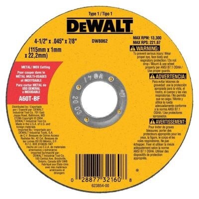 4 1/2 CUT OFF WHEEL