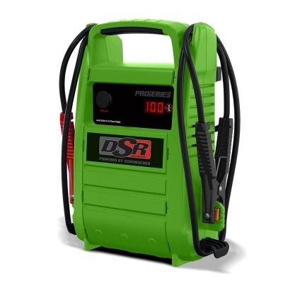 Schumacher Electric ProSeries 12V 2000 Peak Amp Jump Starter&amp;hyphen;Limited Edition Green