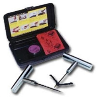 TIRE PLUG STARTER KIT WITH CHROME TOOLS