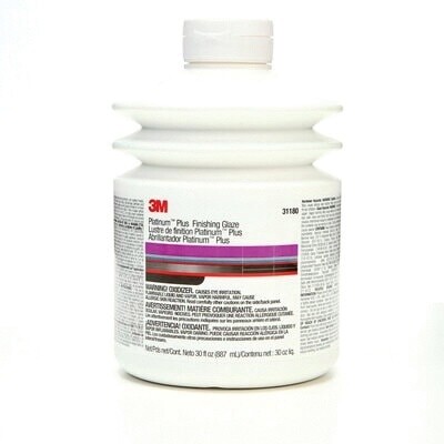3M™ Platinum™ 051131-31180 Finishing Glaze, Green, 30 fl-oz, Pump