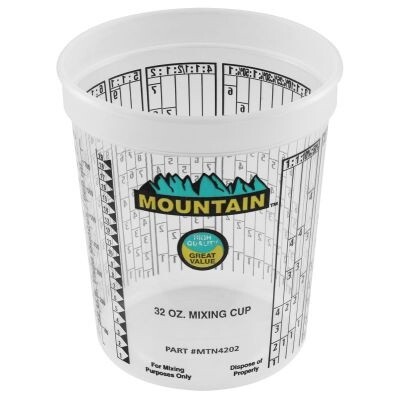 DISPOSABLE QUART MIXING CUP Each