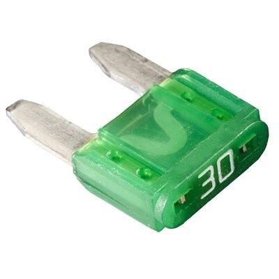 30 Amp Green Type ATM Mini Blade Fuse 5pk