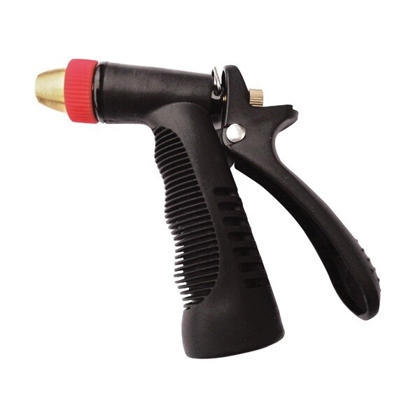 ATD ATD-9100 Pistol Grip Adjustable Water Hose Nozzle, Clip Lock Spray, Zinc