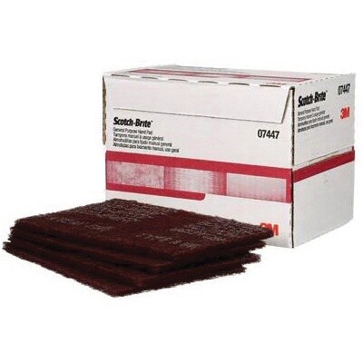 3M ScotchBrite V-Fine Hand Pad Maroon