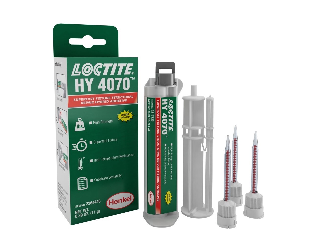 LOCTITE 4070 Hysol Universal Bonder, 11G Twin Cartridge